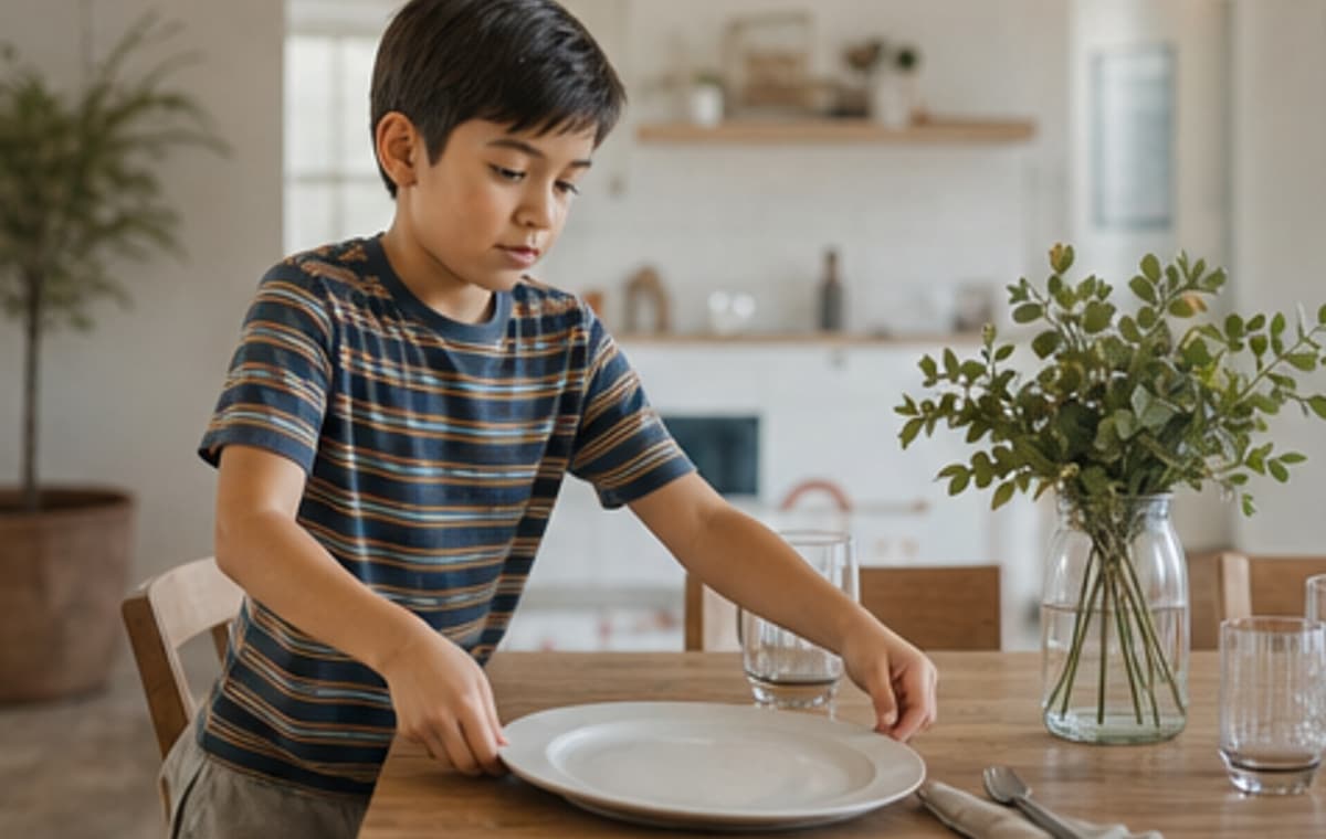 Photorealistic parenting scene for Just the Facts Ma'am Take Two