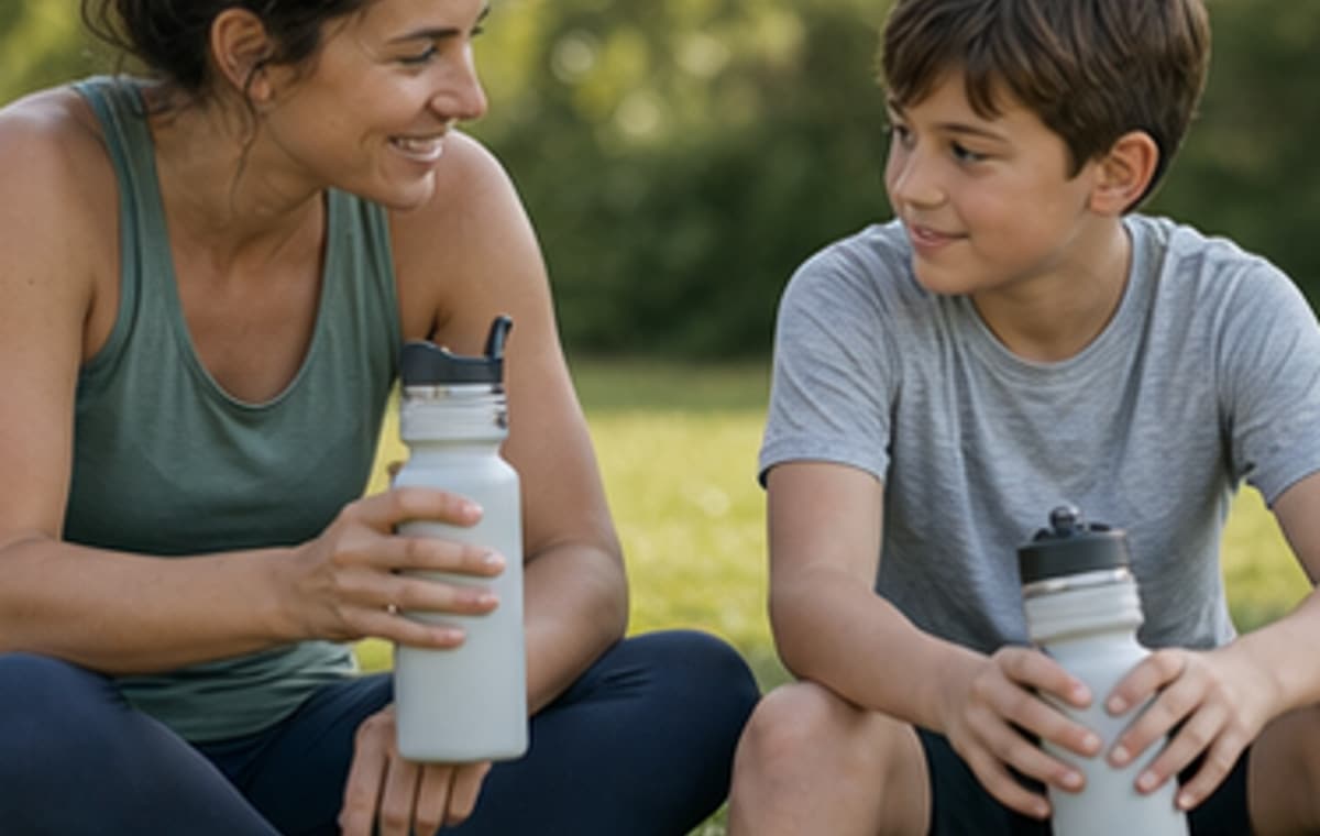Photorealistic parenting scene for Thank You Dad