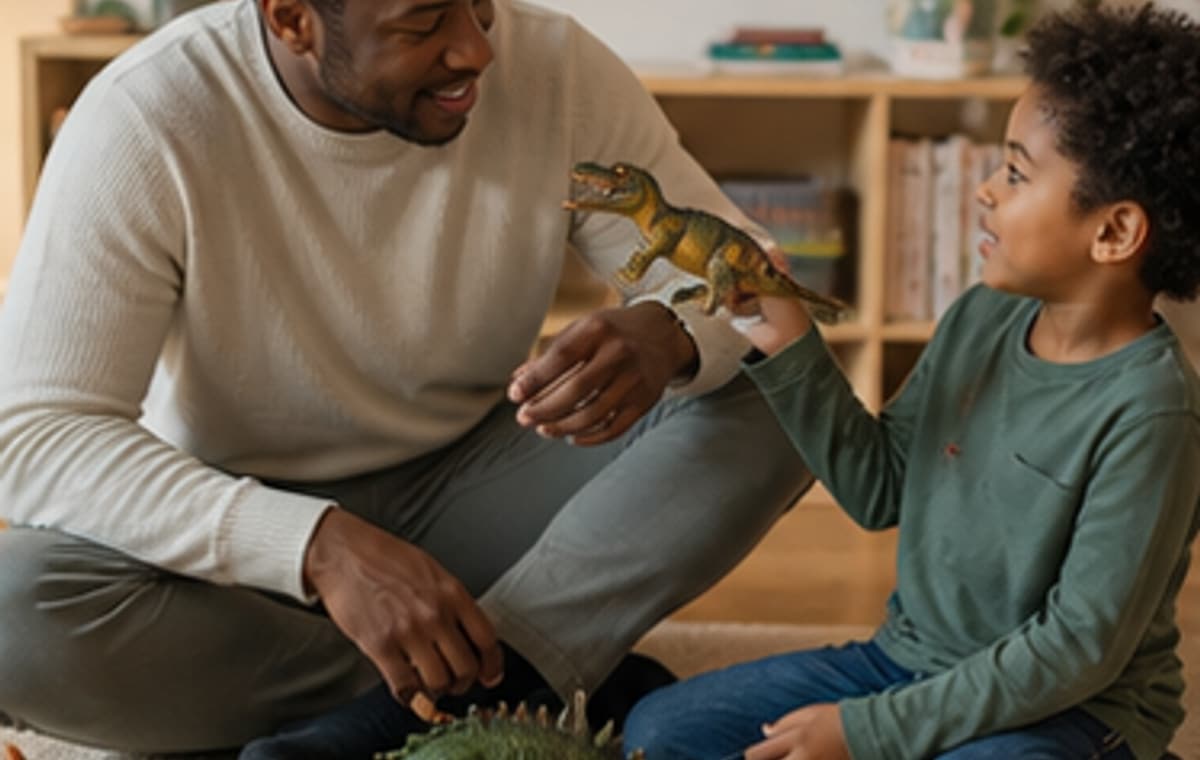 Photorealistic parenting scene for Explaining World Tragedy to Children 2